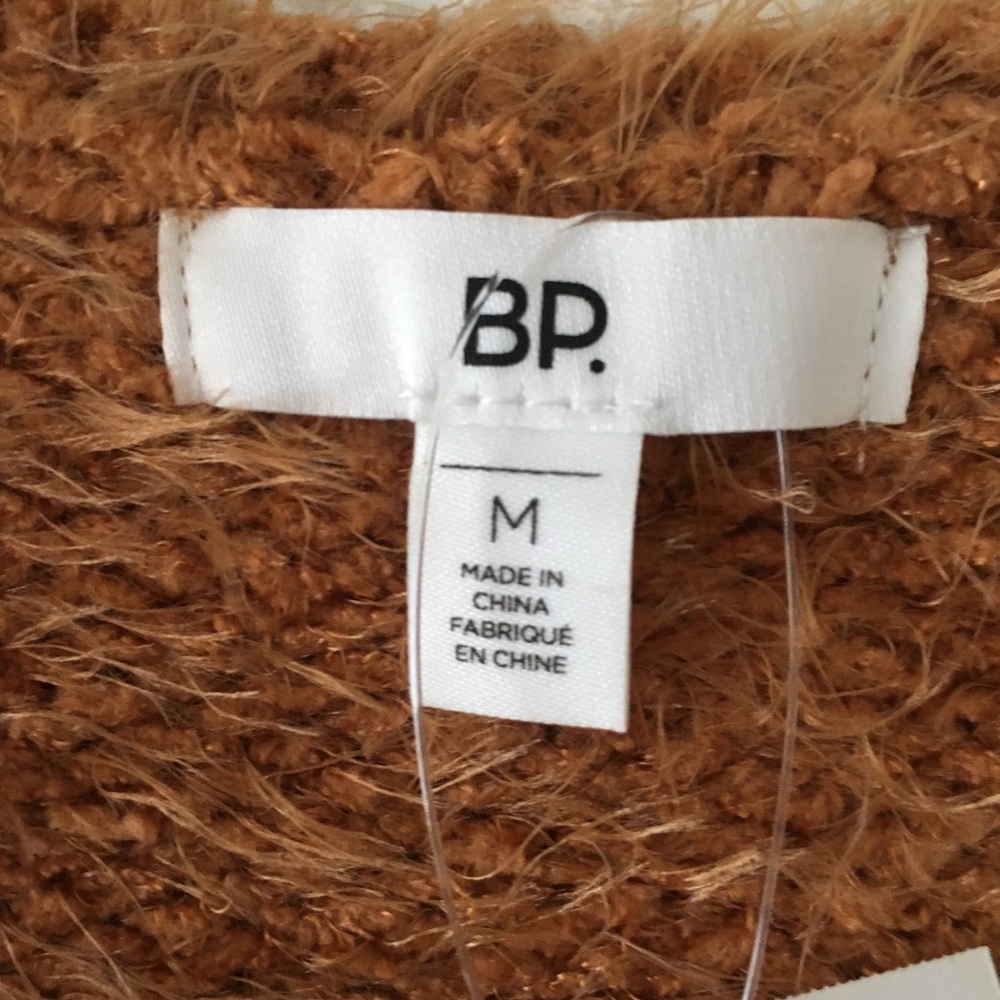 BP. Fuzzy V-neck Eyelash Long Sleeve Sweater NWT - Picture 6 of 6